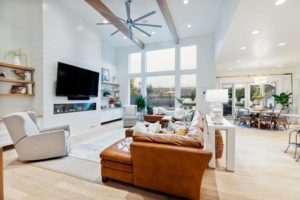 Living Room Home Builders Construction Utah